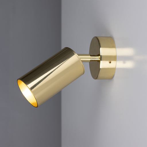Evanston One Light Wall Sconce Polished Brass