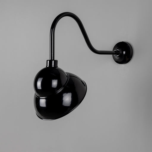 Novo One Light Outdoor Sign Light Black