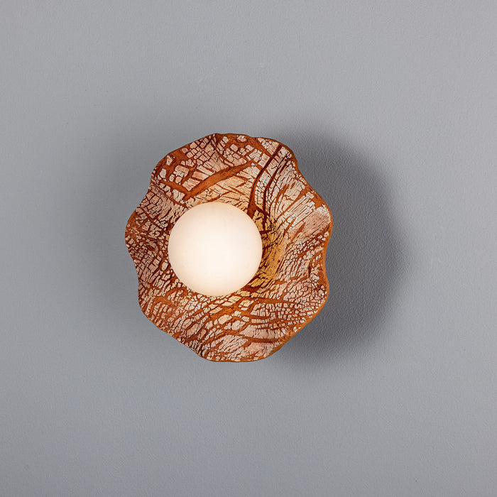 Mullan Lighting - MLCMBWL003ANTBRSOP - One Light Wall Sconce - Rivale - Antique Brass