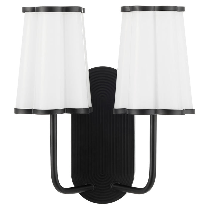 Quorum - 5229-2-59 - Two Light Wall Mount - Belinder - Matte Black