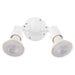 Quorum - 694-2-6 - Two Light Wall Mount - White