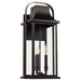 Quorum - 741-23-36 - Three Light Lantern - Downey - Bronze