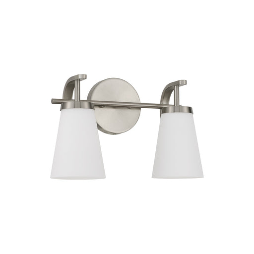 Drake Two Light Vanity Brushed Nickel