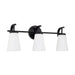 Capital Lighting - 161031MB-660 - Three Light Vanity - Drake - Matte Black