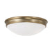 Capital Lighting - 2034AD - Three Light Flush Mount - Hansen - Aged Brass