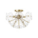 Capital Lighting - 257841MA - Four Light Semi Flush Mount - Emelie - Matte Brass
