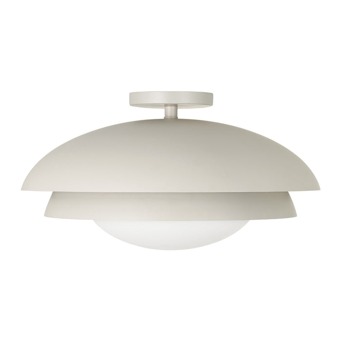 Capital Lighting - 259211TP - One Light Semi Flush Mount - Jensen - Taupe
