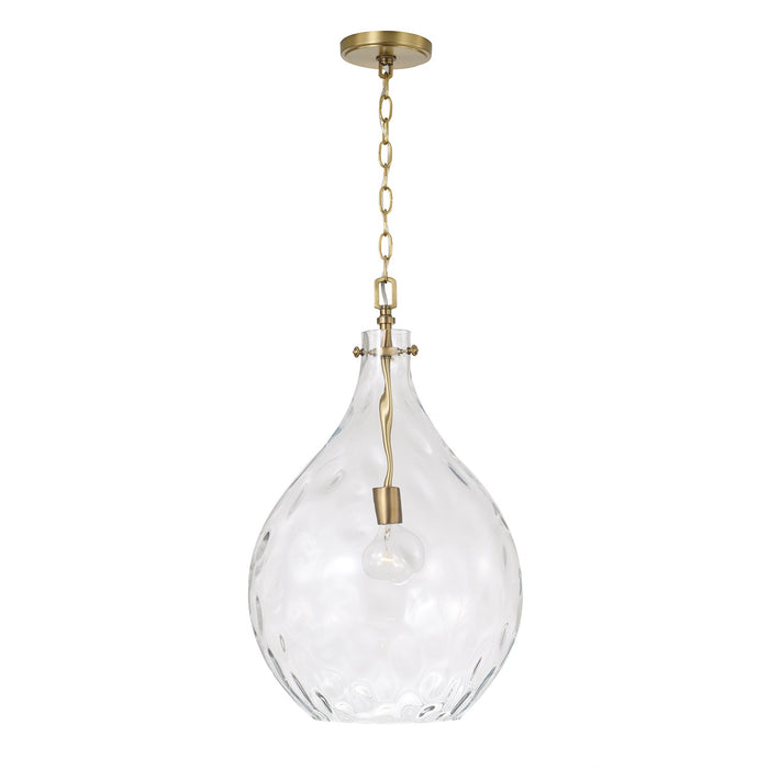 Capital Lighting - 325011AD - One Light Pendant - Bristol - Aged Brass