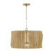 Capital Lighting - 344642BWB - Four Light Pendant - Archer - Blonde Wood and Matte Brass
