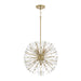 Capital Lighting - 357881MA - Eight Light Pendant - Emelie - Matte Brass
