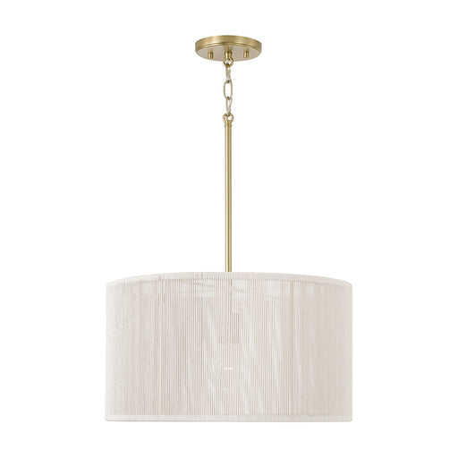 Tara One Light Pendant Matte Brass