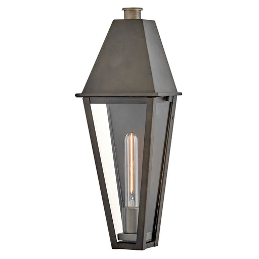 Endsley LED Wall Mount Lantern Blackened Brass