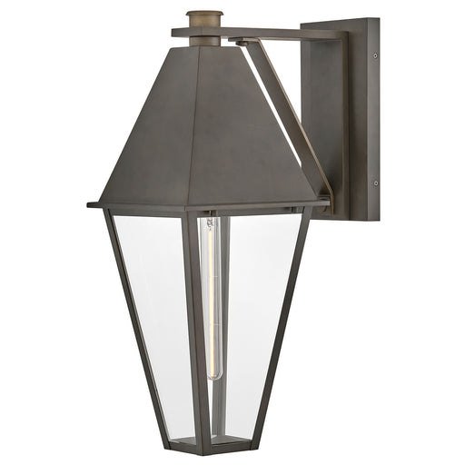 Endsley LED Wall Mount Lantern Blackened Brass