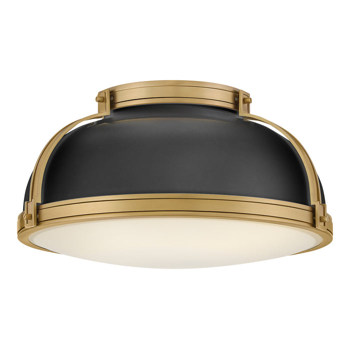 Hinkley - 46353BK-LCB - LED Flush Mount - Barton - Black