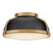 Hinkley - 46353BK-LCB - LED Flush Mount - Barton - Black