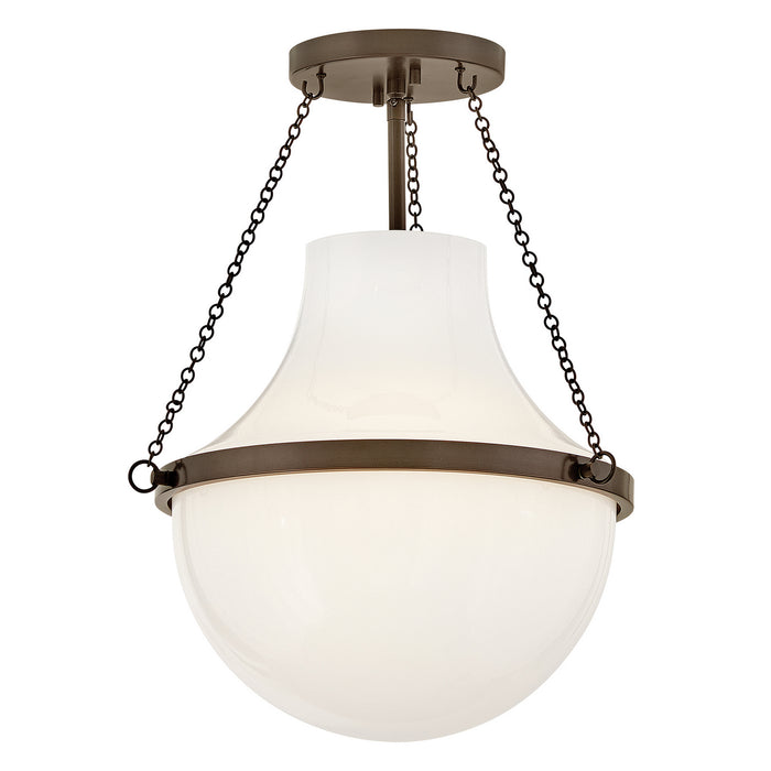 Hinkley - 46891HZ - LED Semi-Flush Mount - Collins - Heritage Bronze