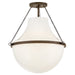 Hinkley - 46893HZ - LED Semi-Flush Mount - Collins - Heritage Bronze