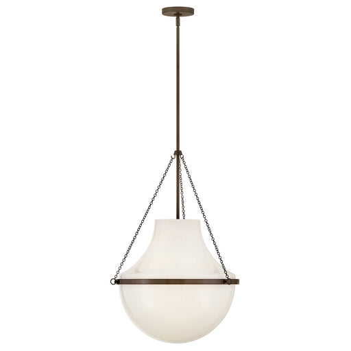 Collins LED Pendant Heritage Bronze