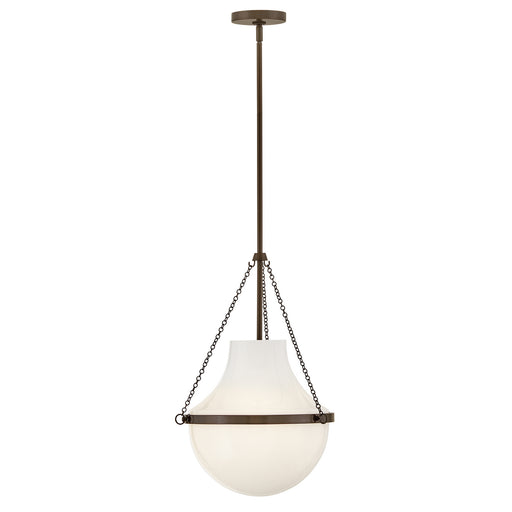 Collins LED Pendant Heritage Bronze