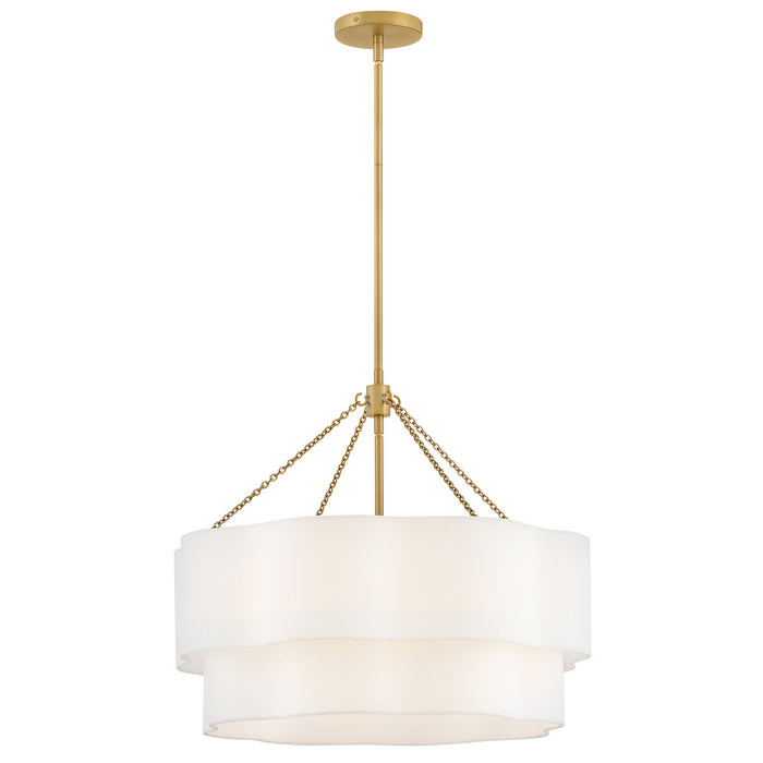 Hinkley - 47734LCB - LED Chandelier - Gwen - Lacquered Brass