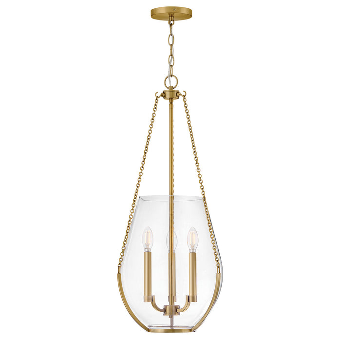 Hinkley - 48557LCB - LED Pendant - Farrin - Lacquered Brass
