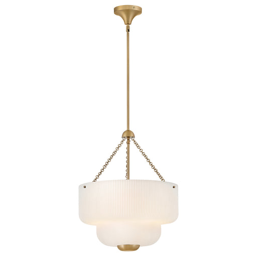 Adella LED Pendant Lacquered Brass