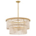 Hinkley - 48604LCB - LED Chandelier - Indra - Lacquered Brass