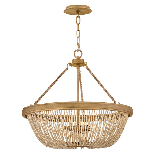 Tula LED Chandelier Burnished Gold