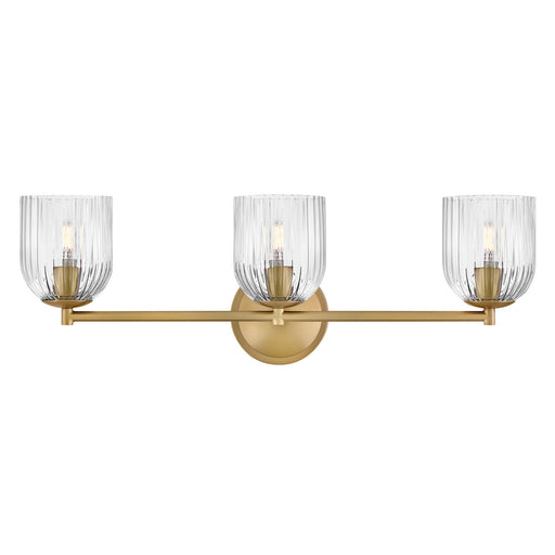 Ava LED Vanity Lacquered Brass