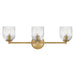 Hinkley - 57473LCB - LED Vanity - Ava - Lacquered Brass