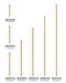 Hinkley - 990018FHB - Downrod - 18" Downrod - Heritage Brass