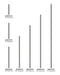 Hinkley - 990072FGT - Downrod - 72" Downrod - Graphite
