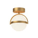 Alora - FM301001BG-UNV - LED Flush Mount - Globo - Brushed Gold