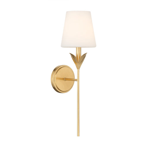 Broche One Light Wall Sconce Antique Gold
