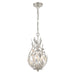 Crystorama - 565-SA - Three Light Chandelier - Broche - Antique Silver