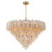Crystorama - ADD-327-AG-AM - 28 Light Chandelier - Addis - Aged Brass
