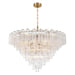 Crystorama - ADD-327-AG-CL - 28 Light Chandelier - Addis - Aged Brass
