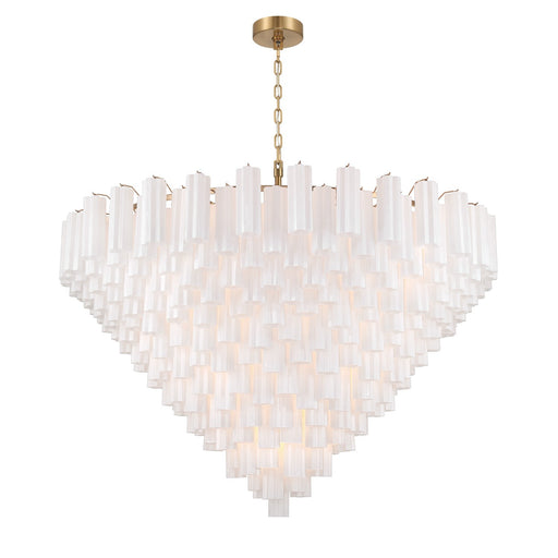 Addis 40 Light Chandelier Aged Brass