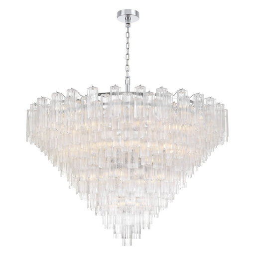 Addis 40 Light Chandelier Polished Chrome
