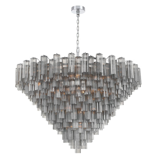 Crystorama - ADD-329-CH-SM - 40 Light Chandelier - Addis - Polished Chrome