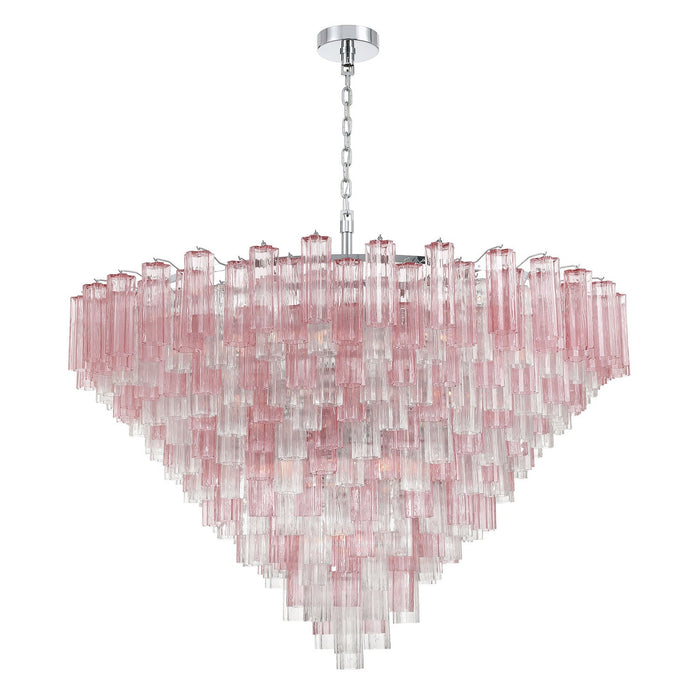 Crystorama - ADD-329-CH-SP - 40 Light Chandelier - Addis - Polished Chrome