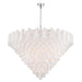 Crystorama - ADD-329-CH-WH - 40 Light Chandelier - Addis - Polished Chrome