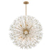 Crystorama - ADL-512-AG-CL - 12 Light Chandelier - Adley - Aged Brass