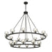 Crystorama - ARA-10268-MK - LED Chandelier - Aragon - Matte Black