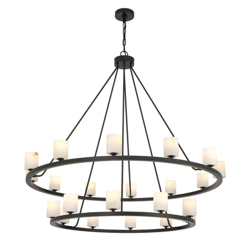 Aragon LED Chandelier Matte Black