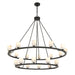 Crystorama - ARA-10268-MK-ST - LED Chandelier - Aragon - Matte Black