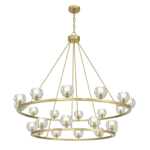 Aragon LED Chandelier Soft Brass