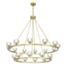 Crystorama - ARA-10268-SB - LED Chandelier - Aragon - Soft Brass