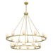 Crystorama - ARA-10268-SB-ST - LED Chandelier - Aragon - Soft Brass