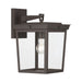 Crystorama - BEL-A8062-TZ - One Light Outdoor Wall Sconce - Belmont - Twilight Bronze
